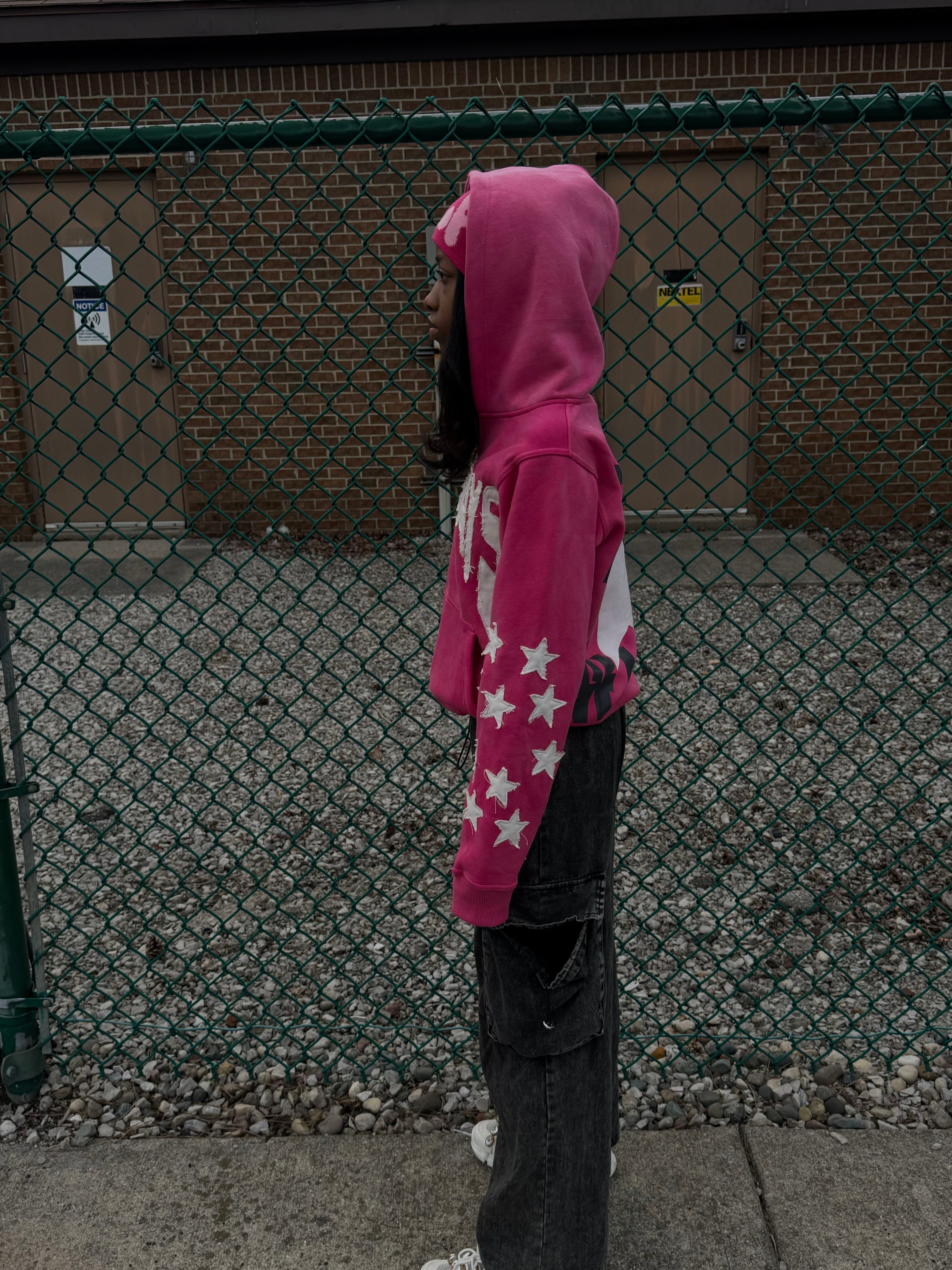 PINK PARTWAYS ZIP UP