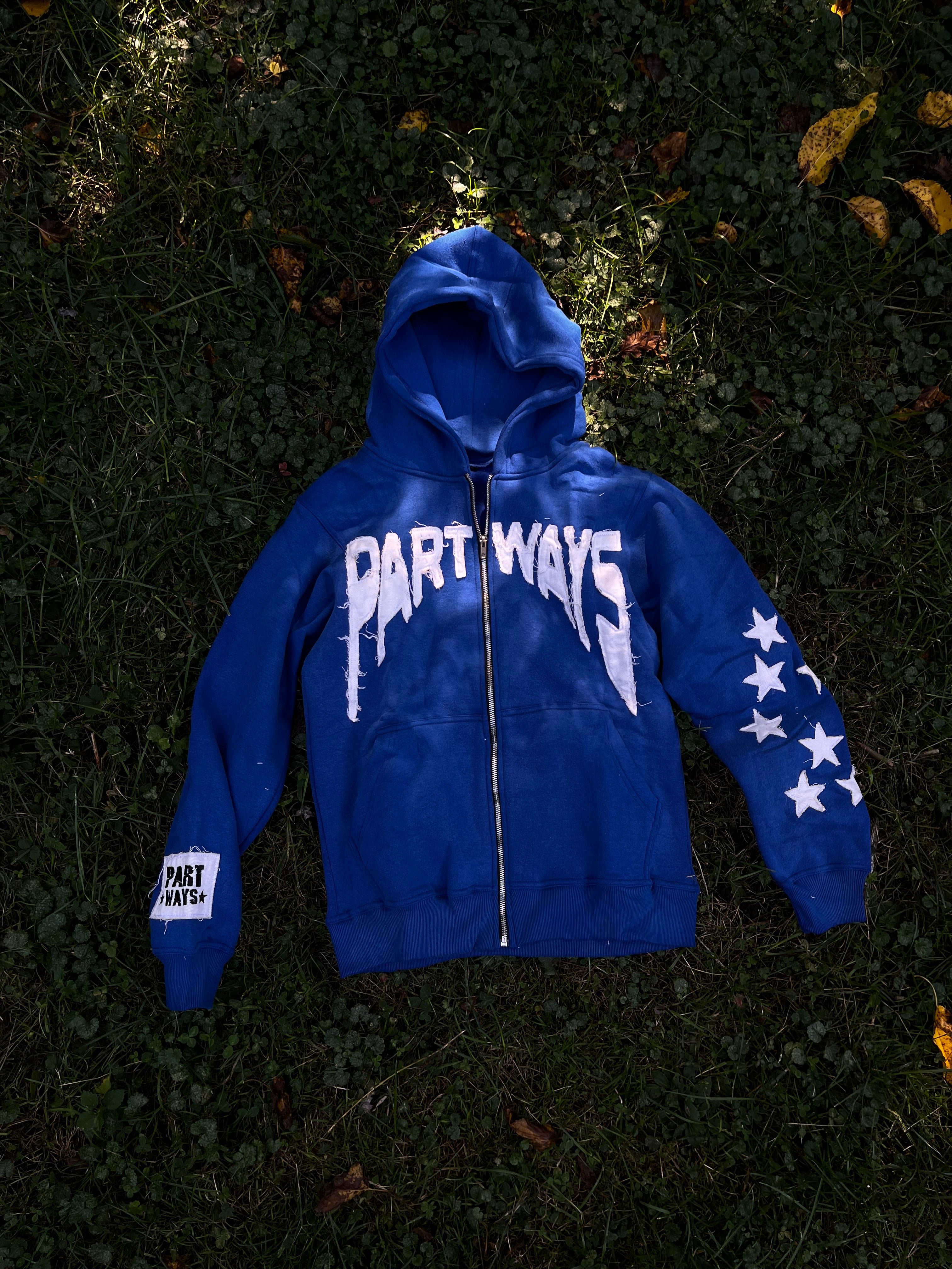 BLUE PARTWAYS ZIP UP