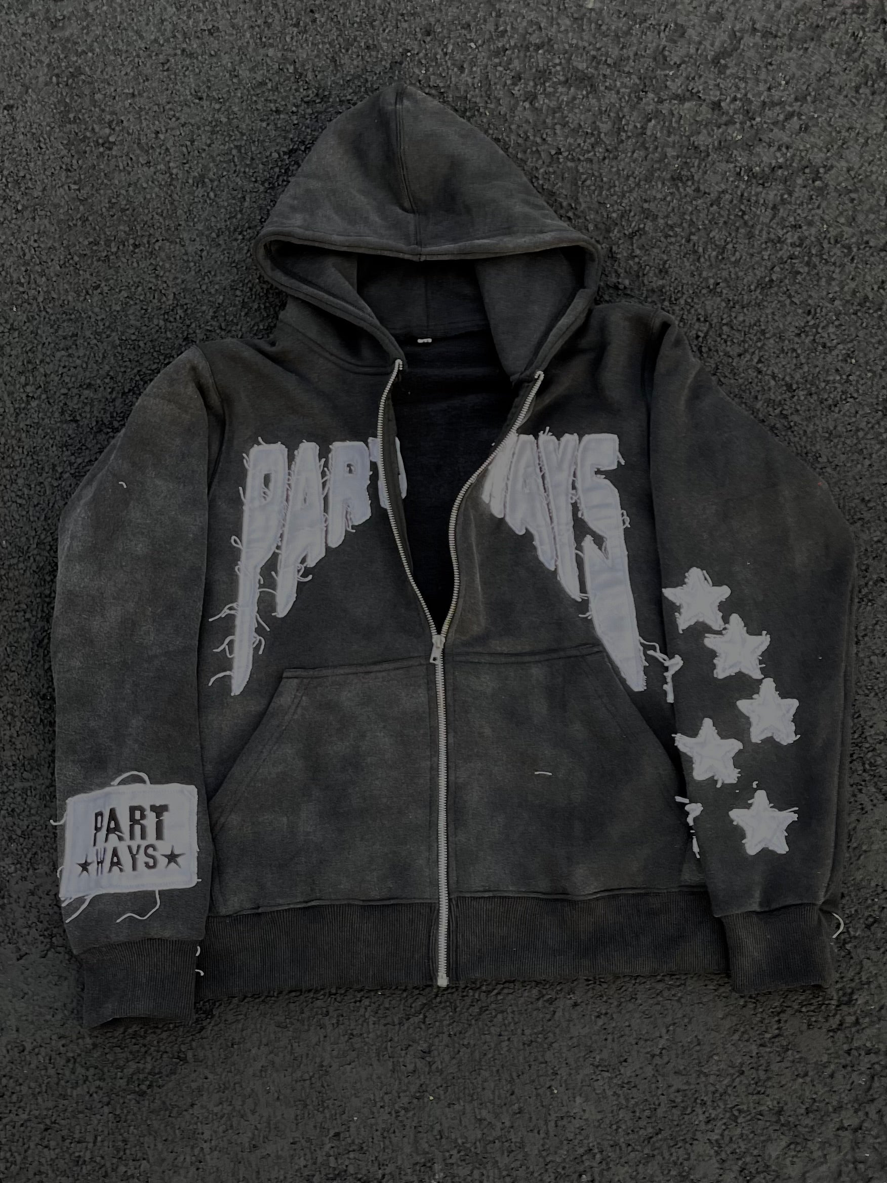 Black PARTWAYS ZIP UP